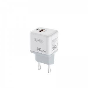 PD 18W Fast Charging Adapter Ipagdiwang ang C-S3-EU QC 3.0 USB-A+Type-C Mobile Phone Charger