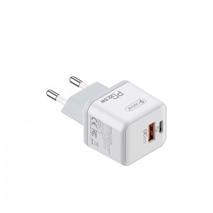 PD 18W Fast Charging Adapter Ipagdiwang ang C-S3-EU QC 3.0 USB-A+Type-C Mobile Phone Charger