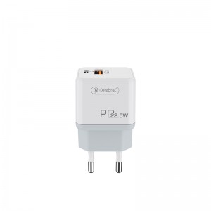 PD 18W Fast Charging Adapter Ipagdiwang ang C-S3-EU QC 3.0 USB-A+Type-C Mobile Phone Charger