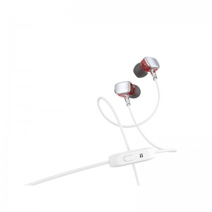 3.5 mm nkwụnye ekwe ntị wired na Soft Silicon Earbuds Yison X600