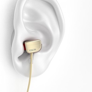 3.5 mm nkwụnye ekwe ntị wired na Soft Silicon Earbuds Yison X600