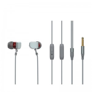 3.5 mm nkwụnye ekwe ntị wired na Soft Silicon Earbuds Yison X600