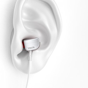 3.5 mm nkwụnye ekwe ntị wired na Soft Silicon Earbuds Yison X600