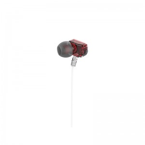 3.5 mm nkwụnye ekwe ntị wired na Soft Silicon Earbuds Yison X600