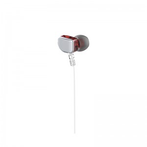 3.5 mm nkwụnye ekwe ntị wired na Soft Silicon Earbuds Yison X600