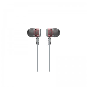3.5 mm nkwụnye ekwe ntị wired na Soft Silicon Earbuds Yison X600