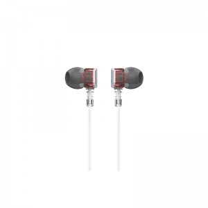 3.5 mm nkwụnye ekwe ntị wired na Soft Silicon Earbuds Yison X600