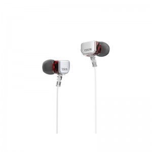 3.5 mm nkwụnye ekwe ntị wired na Soft Silicon Earbuds Yison X600