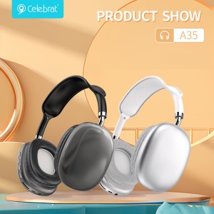 Cuffie wireless Celebrat A35 con effetto sonoro panoramico a 360°