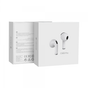 Celebrat C600Pro Compact and Portable TWS Earphones with Powerful Sound Effects, Long Standby Time, thiab yooj yim them