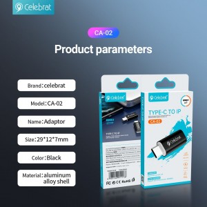 Celebrat CA-02 OTG Adapter with USB Male to IP Female Connector
