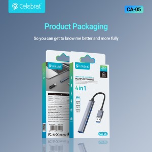 Celebrat CA-05 4-in-1 Multi Functional USB Hub
