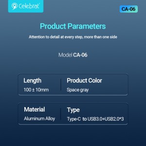Celebrat CA-06 Type-C Multifunctional Docking Station