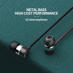 Iphone Earbuds Wired Factory –  Popular Celebrat G2 Wired Communication and High Quality Original Style Earphone – YISON