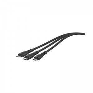 Factory Price 3 In 1 Usb Charging Cable For IOS Type-c Android