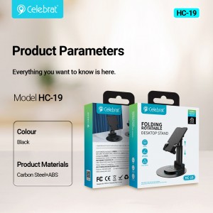 Celebrat HC-19 Desktop Stand that Suitable for Both Mobile phone and Tablet
