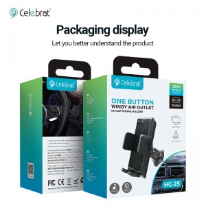 Celebrat HC-25 Car Holder with Dual Locking For Stable Support