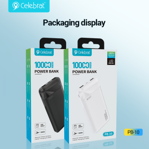 Celebrat PB-10 Built-in Upgraded Polymer Lithium Battery Power Bank
