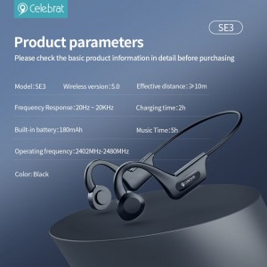 Ipagdiwang ang SE3 Neck-mounted Sports Bluetooth Headset