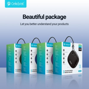 Celebrat SP-19 Wireless Speakers, High-Definition Sound Quality, Portable thiab Lightweight, Ib qho kev xaiv zoo rau kev lom zem suab paj nruag
