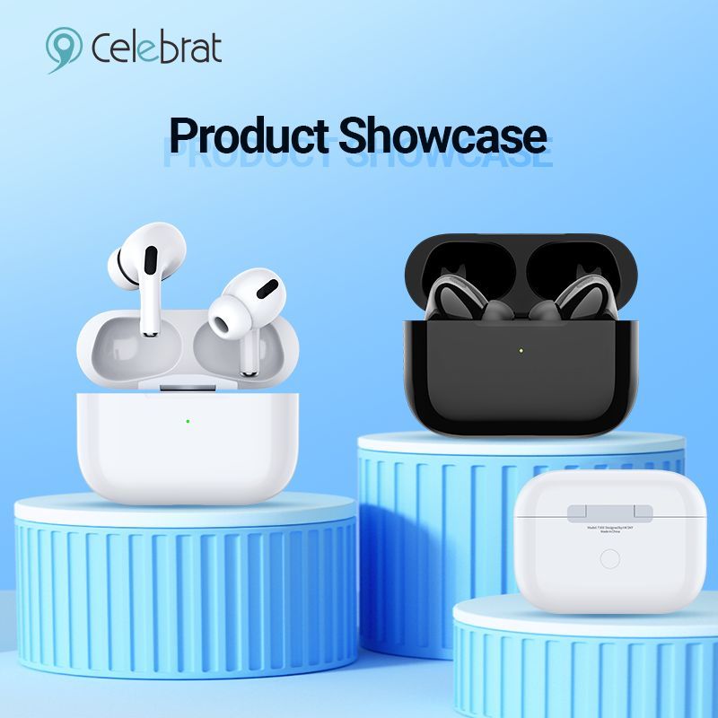 وصول جديد سماعات لاسلكية Celebrat T300Pro Shock Stereo Effect صورة مميزة