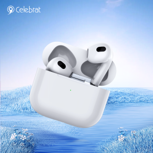 Слушалки Celebrat T400Pro TWS, исклучително брз пренос, шокантни звучни ефекти, паметни и практични