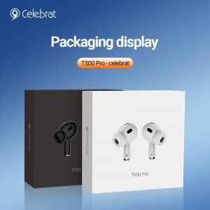 يېڭى يېتىپ كەلگەن تەبرىكلەش T500Pro Shock Stereo ئېففېكتى سىمسىز تىڭشىغۇچ