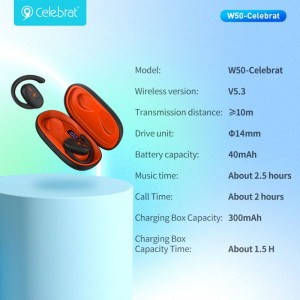 Bagong Arrival Celebrat W50 HIFI Sound Quality OWS Earphones