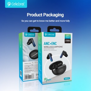 Ipagdiwang ang New Arrival W53 Wireless Earphones na may dalawahang noise reduction mode ng ANC at ENC.
