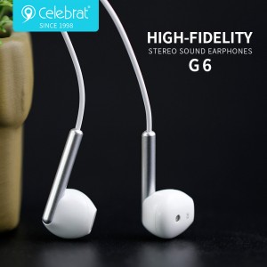 Wholesale Best Best Wired Earbuds 2021 Suppliers –  G6 with Mic In-ear Stereo headphone for wholesale – YISON
