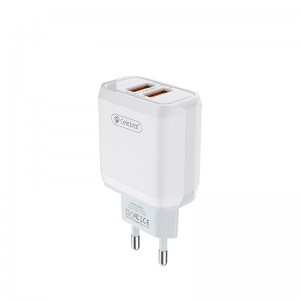Dual Micro USB Charger 12W US Plug USB Cell Phone Charger Celebrat C-N3