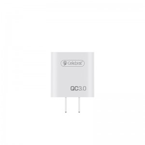 Factory Hot Sale Quick Charge 3.0 18W Celebrat C-H2-US Mobile Phone Charger