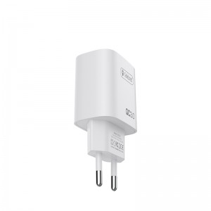 Factory Hot Sale Quick Charge 3.0 18W Celebrat C-H2-EU Mobile Phone Charger