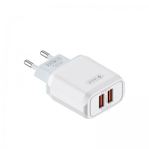 Dual Micro USB Charger 12W US Plug USB Cell Phone Charger Celebrat C-N3