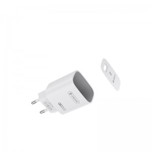 Factory Hot Sale Quick Charge 3.0 18W Celebrat C-H2-EU Mobile Phone Charger