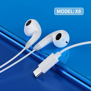 Top Suppliers Original 1: 1 High Quality USB-C in-Ear Wired Control Hand Free Type C Headset Earphone for iPhone 15 Original Wired Earpodes