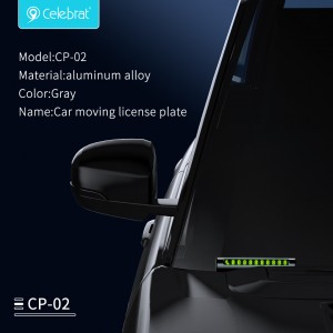 Celebrat CP-02 Temporary Parking Phone Number Plate