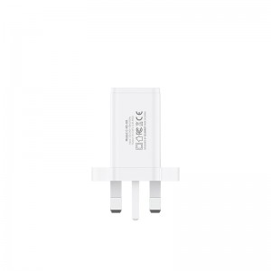Celebrat C-N512W USB-C Dual USB Interface Portable Power Charging Travel Adapter EU UK US 