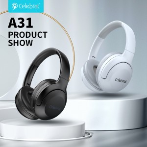 Celebrat A31 Foldable Portable Bluetooth Headphones