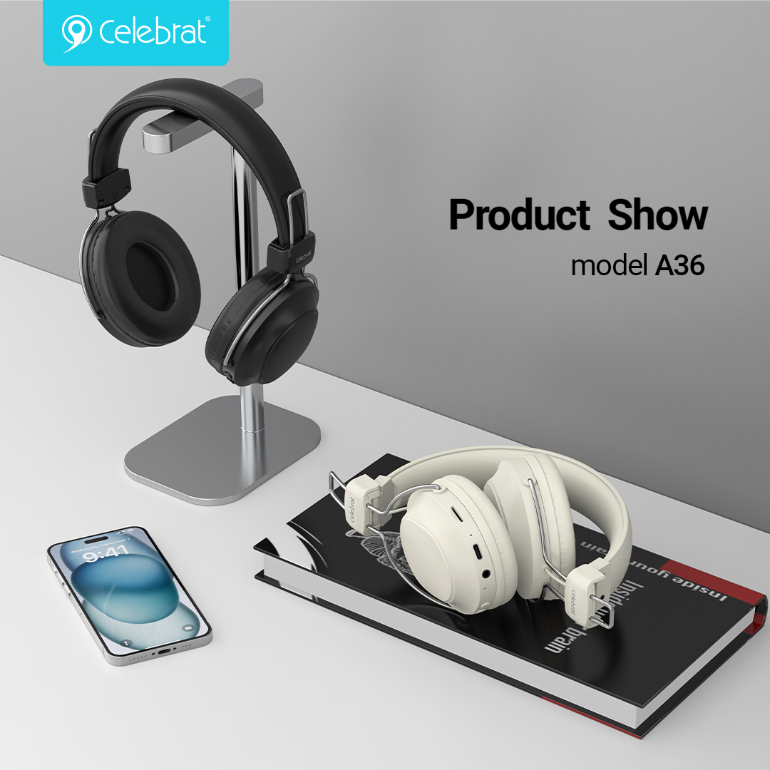 Celebrat New Arrival A36 Stable Transmission, Clear Sound Quality, Comfortable and Portable Wireless Headphones