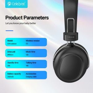 Celebrat New Arrival A36 Stable Transmission, Clear Sound Quality, Comfortable and Portable Wireless Headphones