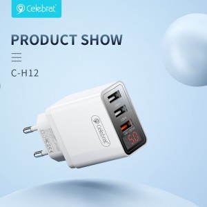 Celebrat C-H12 Safe and reliable charger made of flame retardant materials