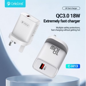 Celebrat New Arrival C-H13（UK） Ultra-high Cost-effective Smart Charger, continued hot sales.