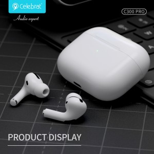 Celebrat C300Pro V5.3 TWS Wireless Earphones, the perfect companion for music and calls