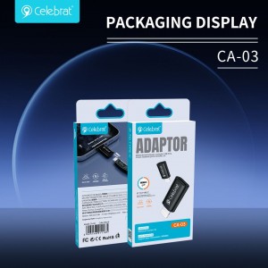 Celebrat CA-03 OTG Adapter with Type-c Male to USB Female Connector
