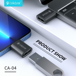 Celebrat CA-04 OTG Adapter with Type-c Male to USB Female Connector