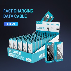 Celebrat CB-21 Newly Upgraded PVC Material Fast Charging + Data Transfer Cable For Type-C 3A