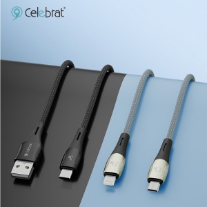 Celebrat CB-25 Fast Charging + Data Transfer Cable For IOS 2.4A, Stable Output, Durable Design, Safe Charging