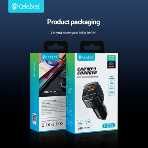 New Arrival CC-12 Hot-selling Car Charger with wireless connection function.
