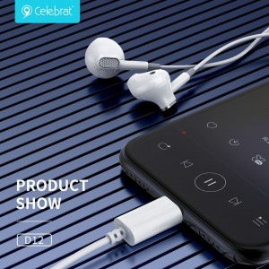 New arrival Celebrat D12 Wired HIFI Sound Quality Earphone